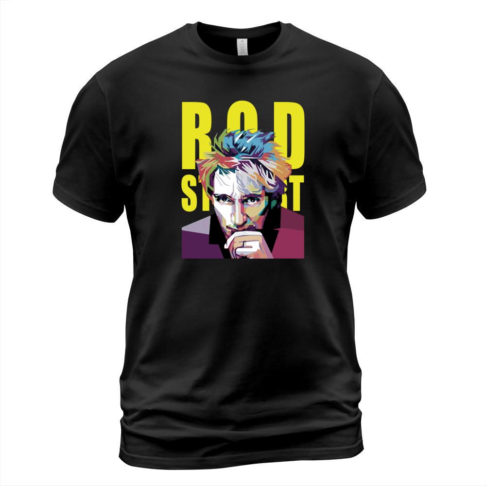 Vintage Rod Stewart Paint Art T-Shirt Unisex