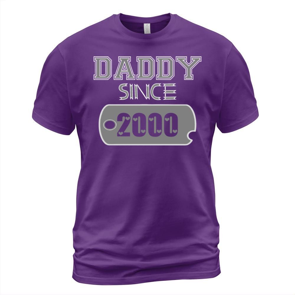 Daddy Since Tag 2000 Happy Fathers Day Men's T-Shirt