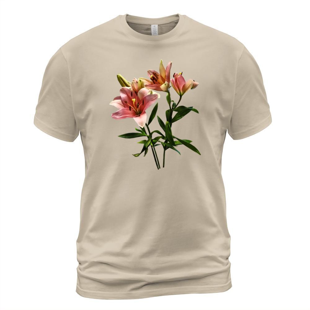 Pink Lily Trio Men's T-Shirt