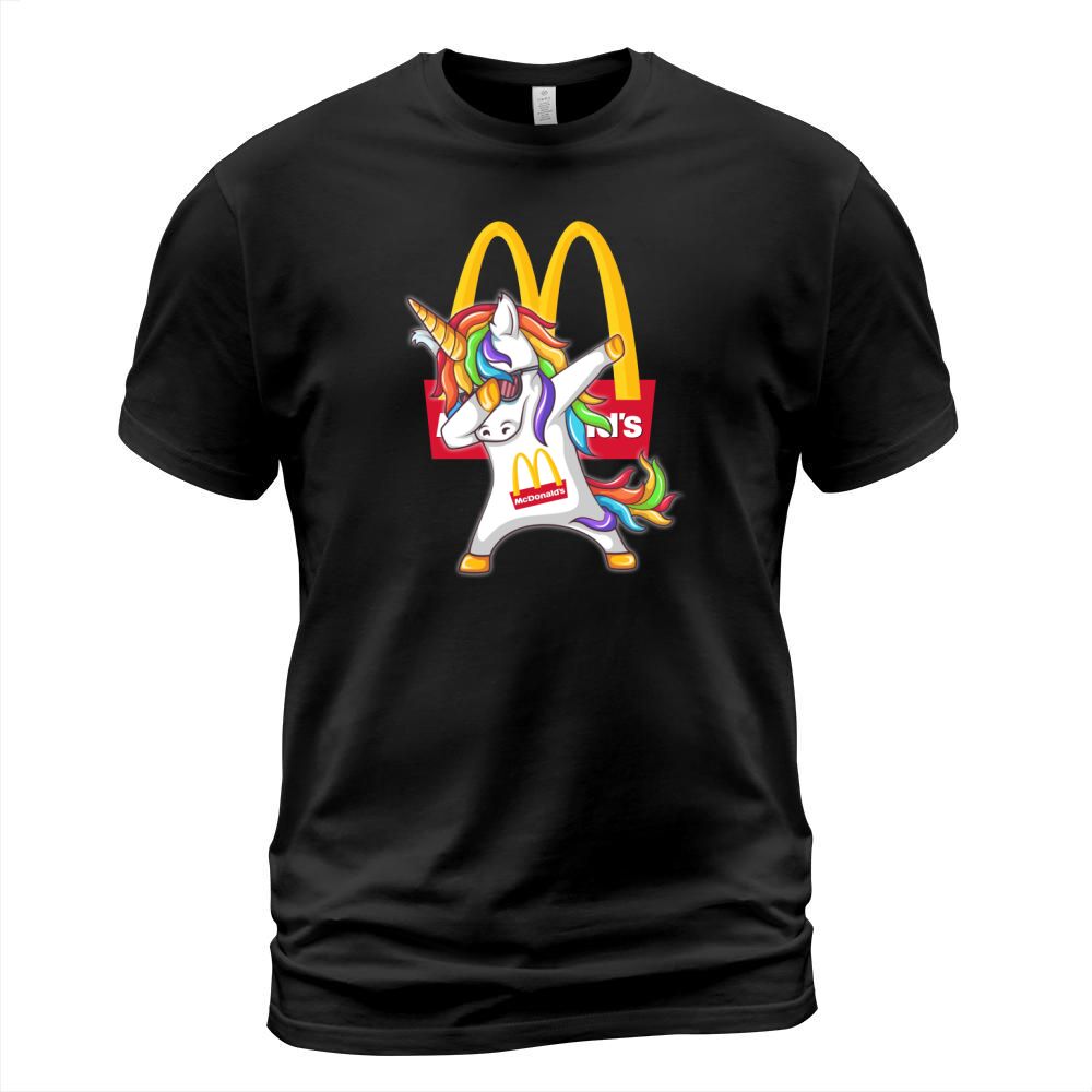 Dabbing licorne de McDonald T-Shirt Unisex