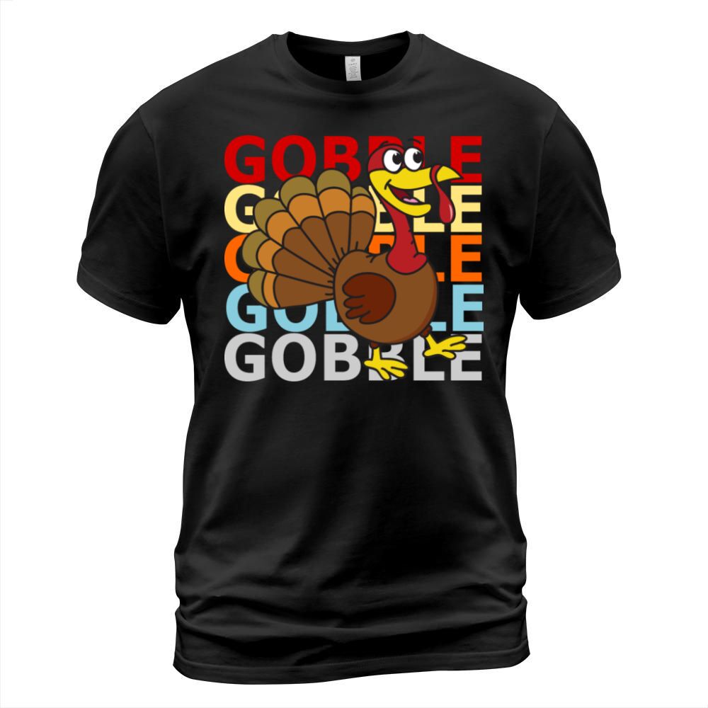 Retro Vintage Style Thanksgiving Turkey Gobbler Men&#039;s T-Shirt