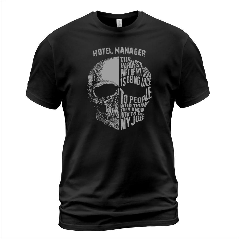 hotel manager the hardest part of my job is being nice to  people who think they know h? to do my job - Unisex Long Sleeve T-Shirt Unisex