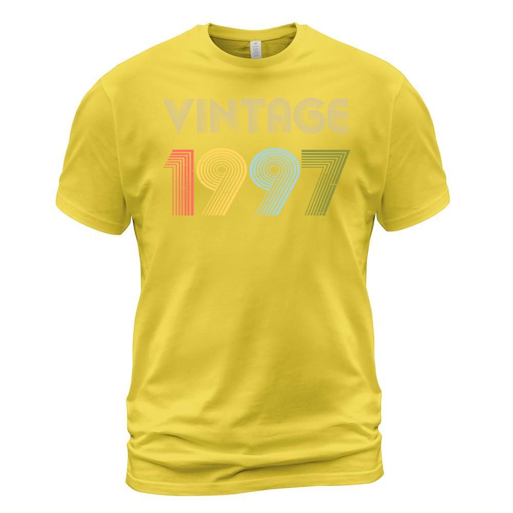 25th Birthday Vintage Shirt Born In 1997 Gift Tee Men's T-Shirt