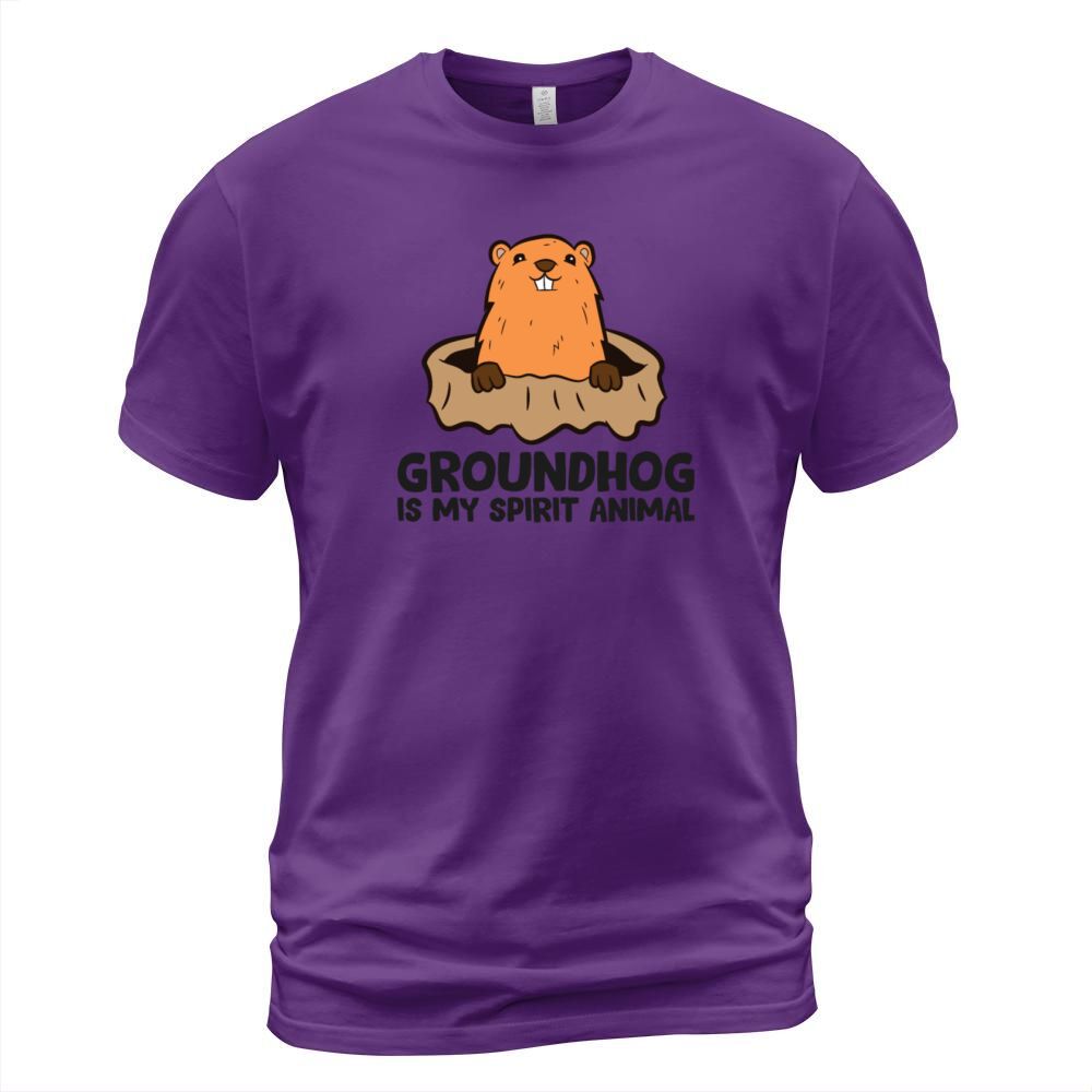Funny Groundhog Lover Groundhog Is My Spirit Men's T-Shirt