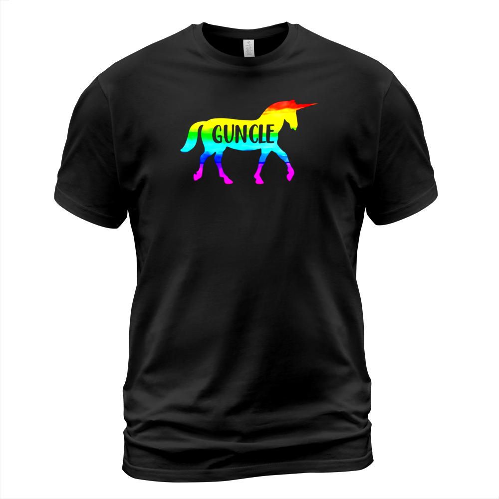 LGBT Proud Guncle Unicorn Shirth Men's T-Shirt