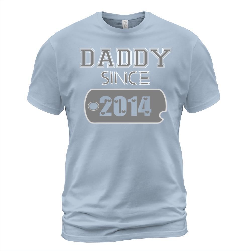Daddy Since Tag 2014 Happy Fathers Day Men's T-Shirt