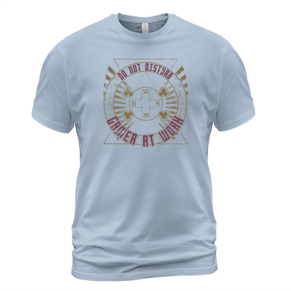 Do Not Disturb Gamers At Work Gamer Shirt Girl Gamer Shirt Men's T-Shirt