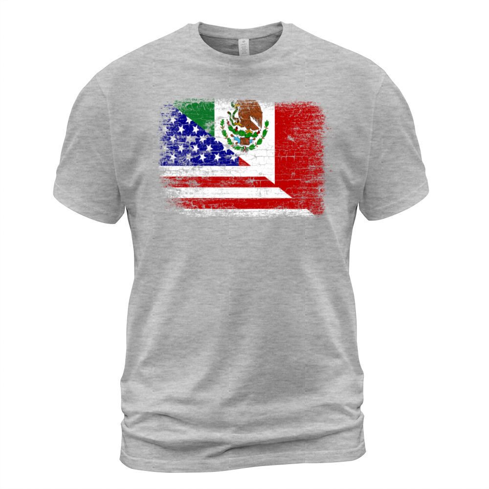 Vintage Mexican American Flag Men's T-Shirt