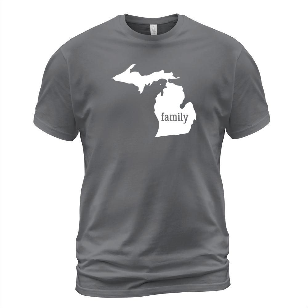 Michigan Cool Gift Family State Shirt Light Men's T-Shirt