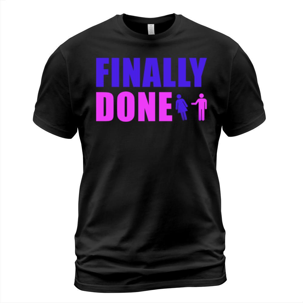 Finally Done Relationship Breakup Couple Divorce H Men's T-Shirt