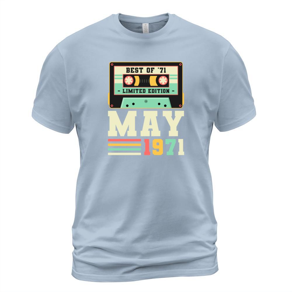 51th Birthday May Gift Vintage 1971 50 Years Men's T-Shirt
