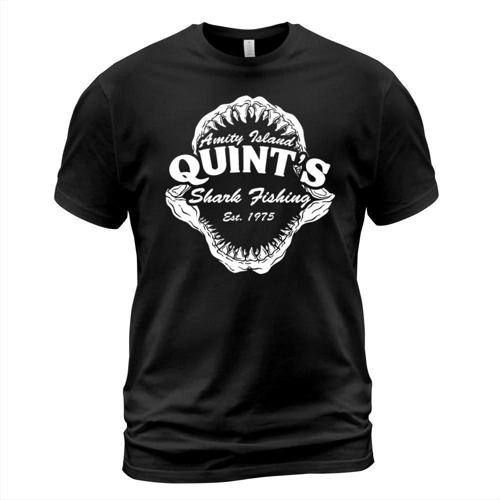 quint shark fishing Men's T-Shirt