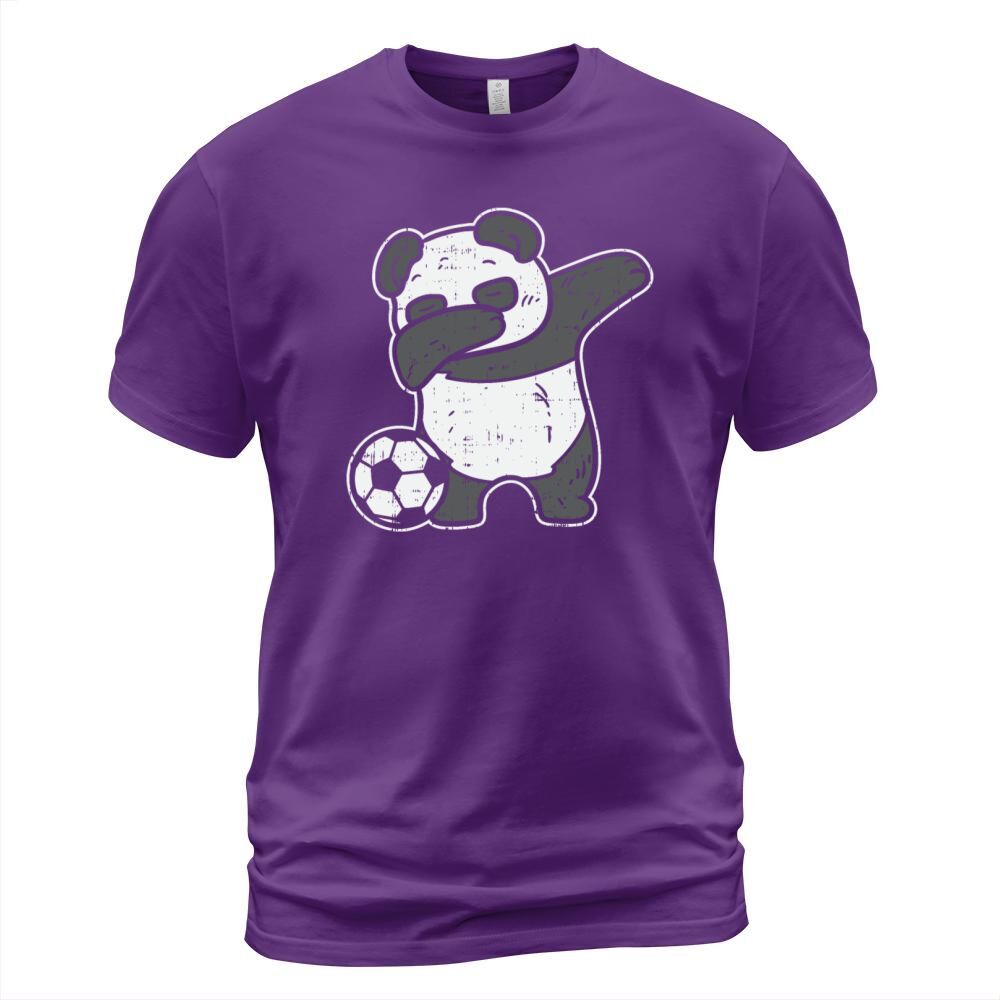 Dabbing Panda with Soccer Ball Stadium Coach Goal Men's T-Shirt