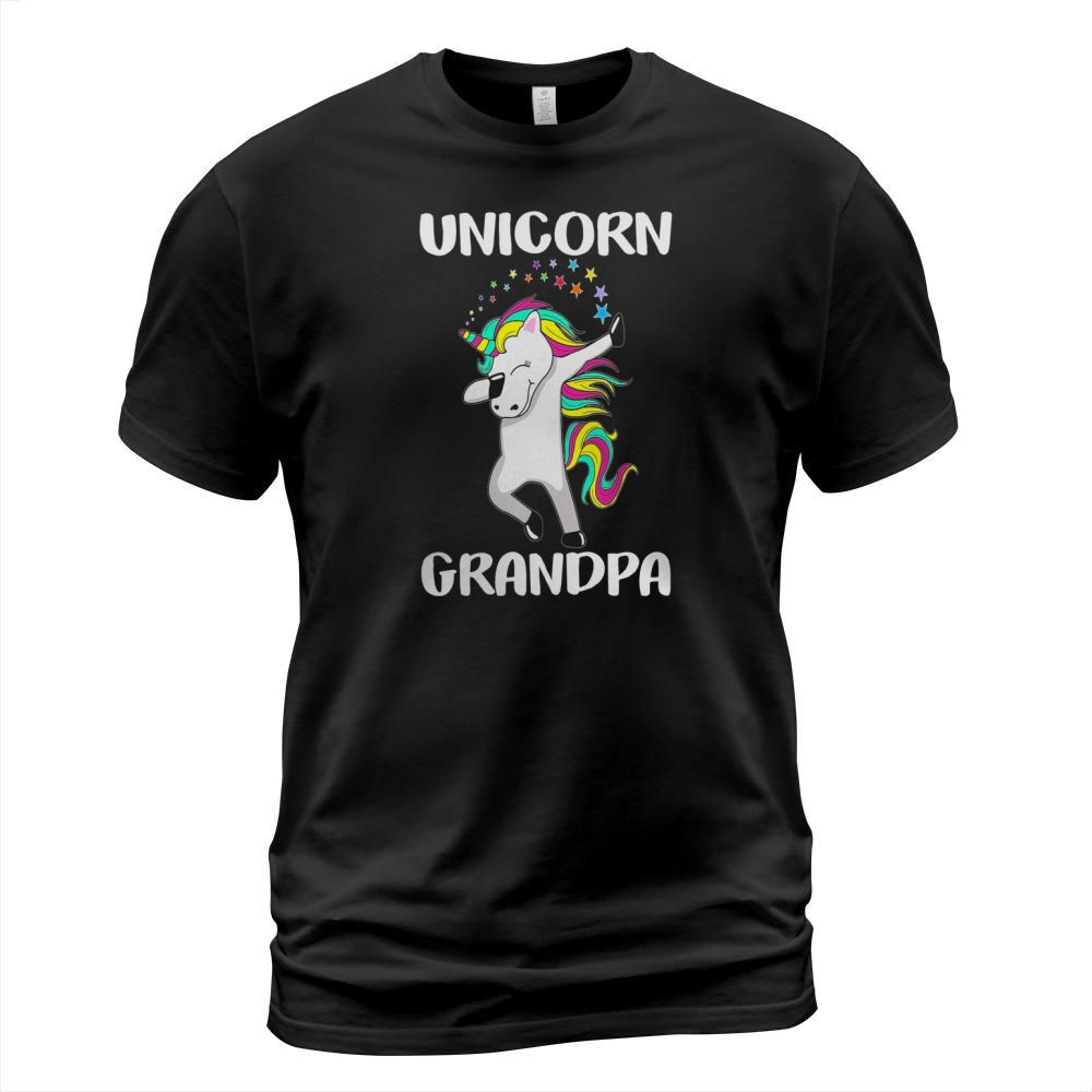 40 familyCute Grandpa Unicorn Dabbing Birthday T-Shirt Gifts For Men T-Shirt Unisex
