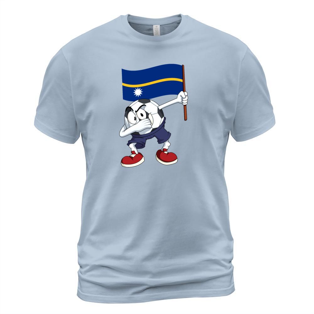 Nauru Dabbing Soccer Ball Men's T-Shirt