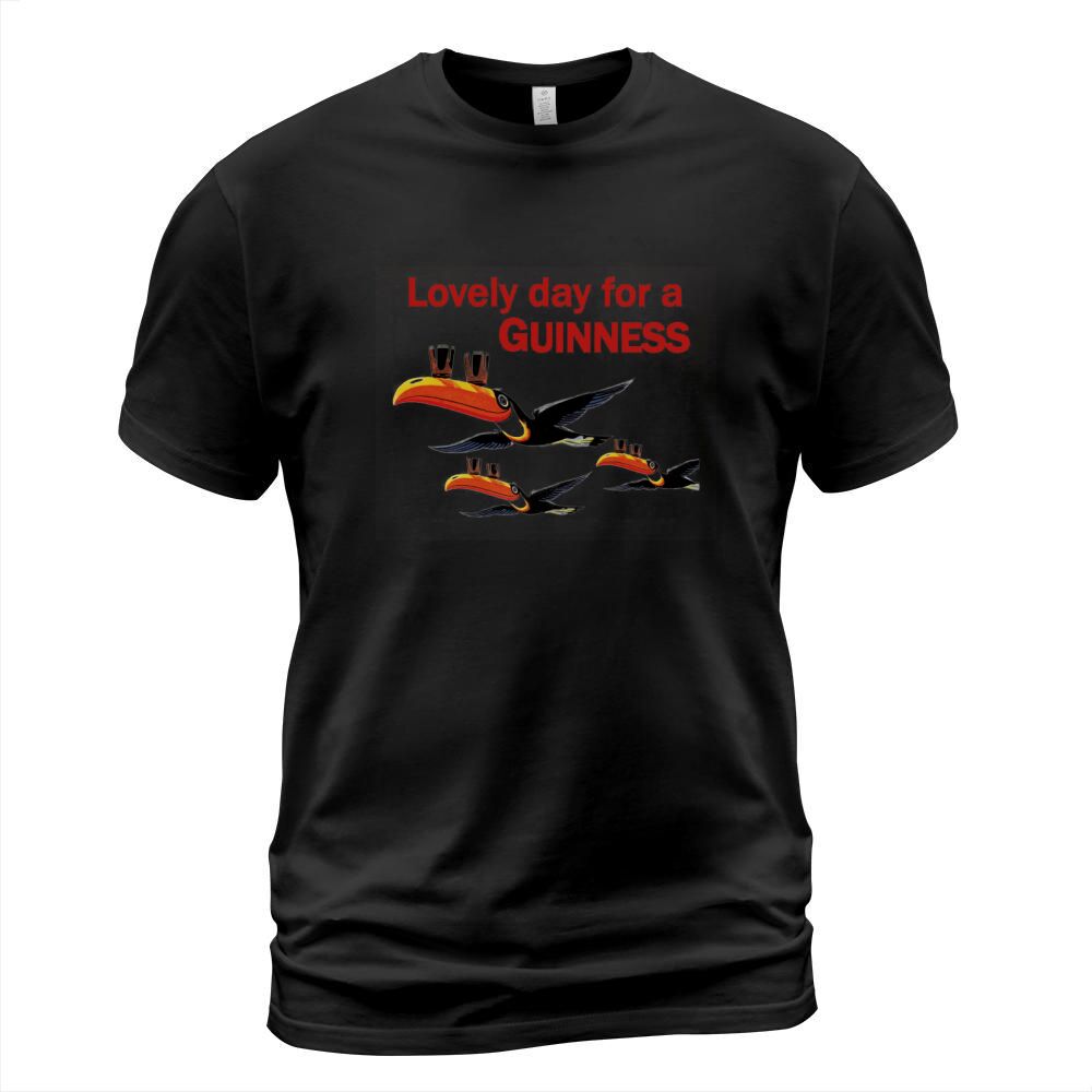 Vintage Guinness Beer Ad Toucans T-Shirt Unisex