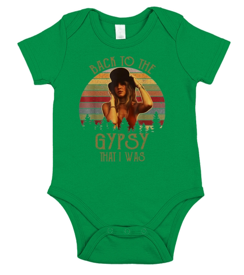 Stevie Nicks Back To The GYPSY That I Was Vintage shirt Short Sleeve Baby One-Piece