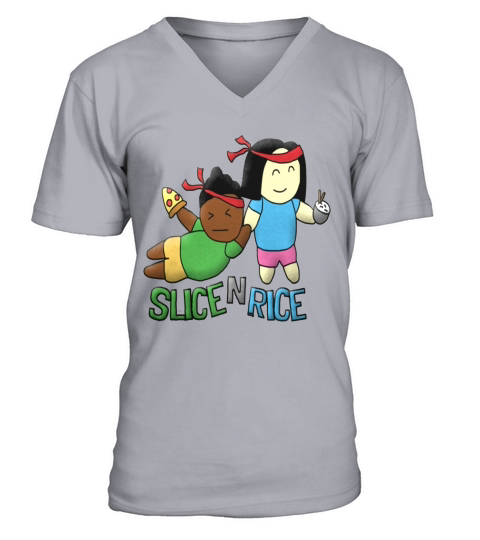 SLICE n RICE version 1 T-shirt V-Neck T-shirt