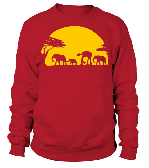 Elephants And Imperial Walker Across African Safari Sweatshirt Unisex
