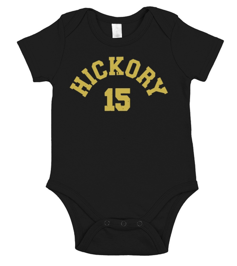 Hoosiers Hickory Huskers Jimmy Chitwood Jersey Replica Vintage Design T-Shirt Short Sleeve Baby One-Piece
