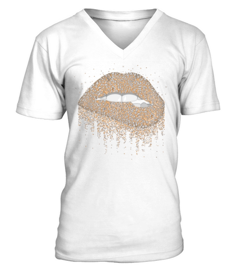 Official Leopard lips V-Neck T-shirt