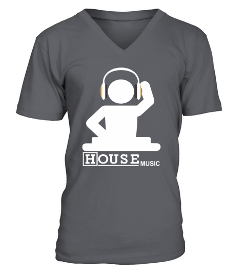 House Music T Shirt V-Neck T-shirt