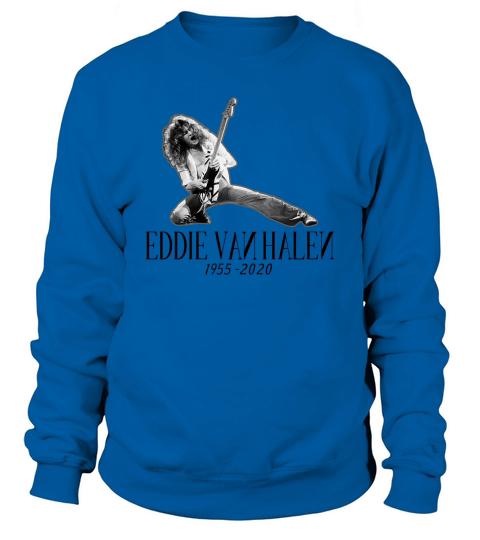 Eddie Van Halen Perform Sweatshirt Unisex