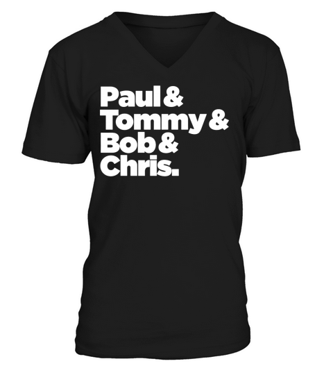 replacements white T-Shirt V-Neck T-shirt