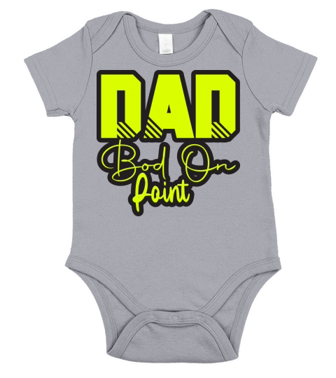Dad Bod On Point Short Sleeve Baby One-Piece