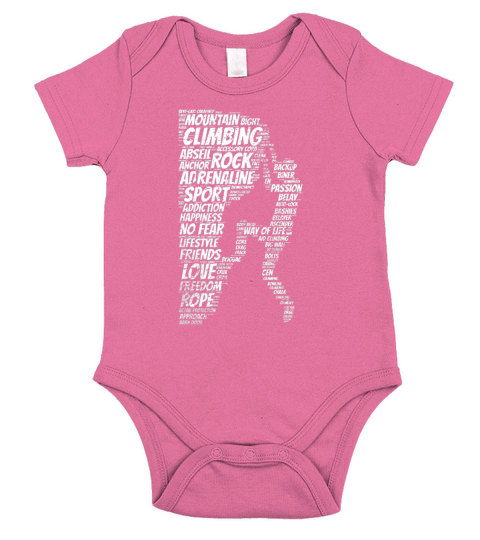 Rock Climbing Short Sleeve Baby One-Piece