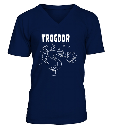 Trogdor Rulez V-Neck T-shirt