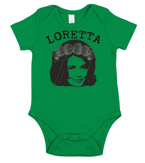 Loretta Lynn Short Sleeve Baby One-Piece