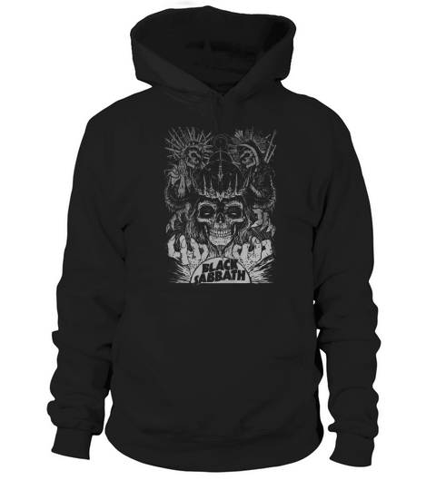 Vintage Heavy Metal Black Sabbath Hoodie Unisex