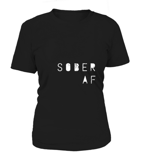 SOBER AF  - Ladies Flowy Tank Women's T-Shirt
