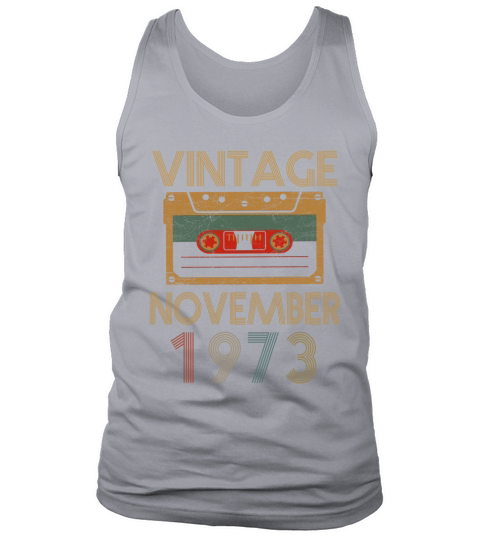 vintage november 1973 Tank Top Unisex