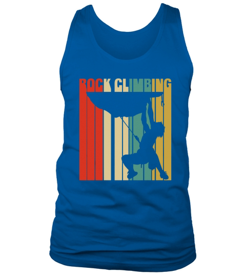 Classic Vintage Retro Rock Climbing Funny Tshirt. Best Gift Tank Top Unisex