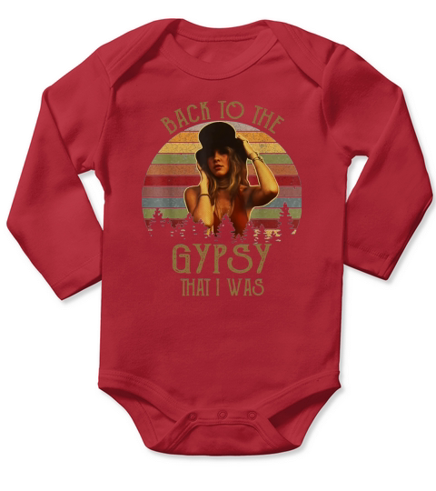 Stevie Nicks Back To The GYPSY That I Was Vintage shirt Long Sleeve Baby One-Piece