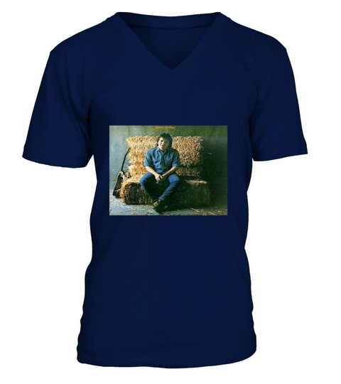 OHN PRINE T SHIRT john prine vinyl cd cover V-Neck T-shirt