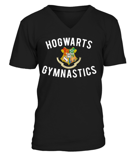 hogwarts gymnastics V-Neck T-shirt