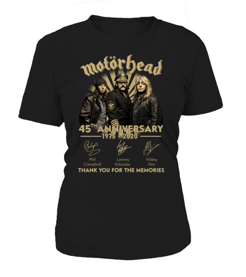 Motorhead 45th anniversary 1975 2020 thank you for the memories Women's T-Shirt