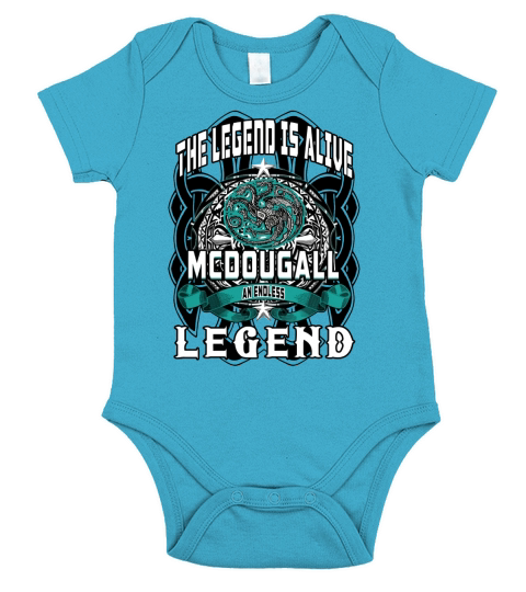 MCDOUGALL ENDLESS LEGEND 3 HEAD DRAGON Short Sleeve Baby One-Piece