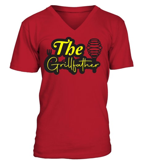 The Grillfather V-Neck T-shirt