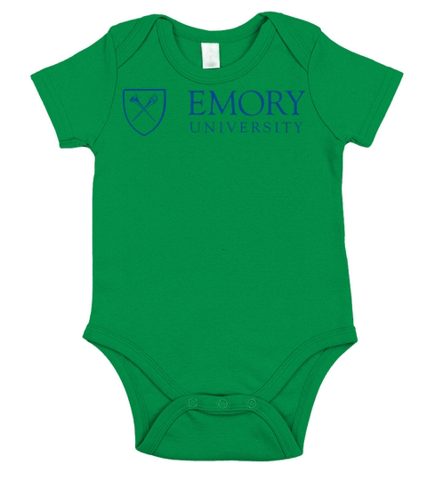 Simple Logo Emory University 2020 Short Sleeve Baby One-Piece