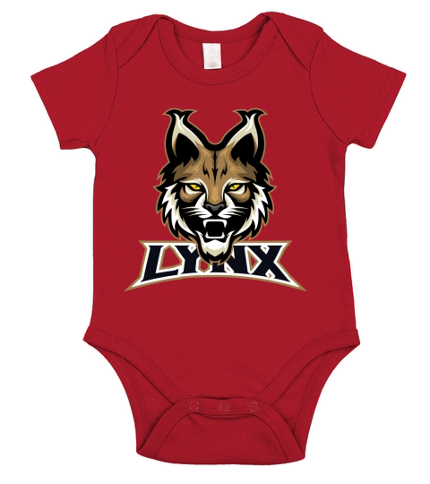 lynx head esport logo Short Sleeve Baby One-Piece