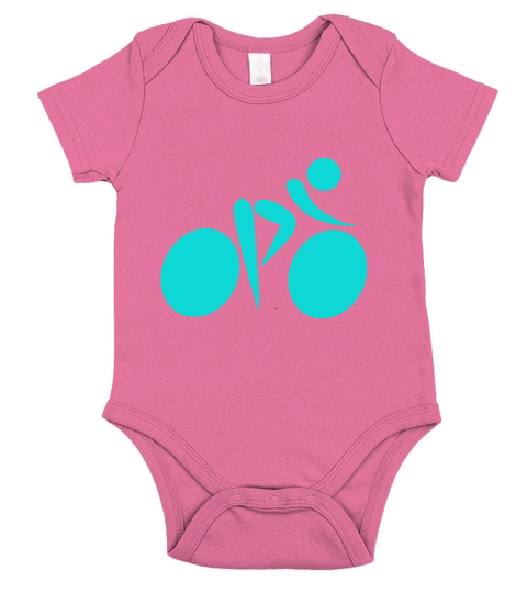bicycle mountain bike cyclist mountainbike fahrrad - Womens T-Shirt Short Sleeve Baby One-Piece