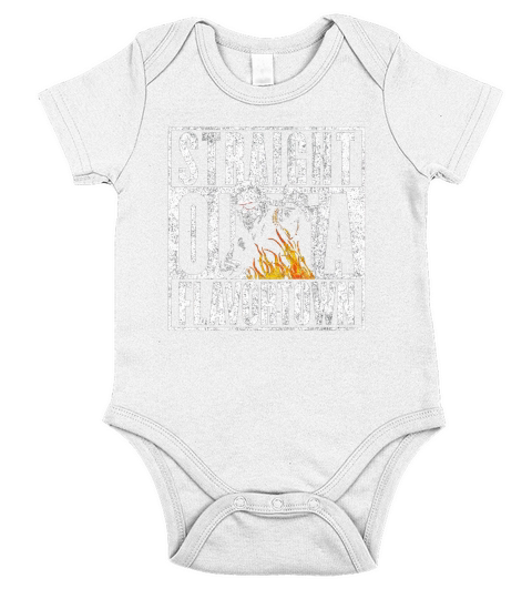 Straight Outta Flavortown Short Sleeve Baby One-Piece