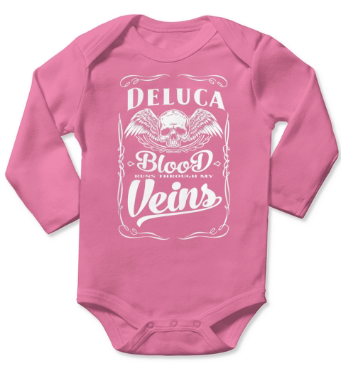 Team Deluca - Life Member Tshirt Long Sleeve Baby One-Piece