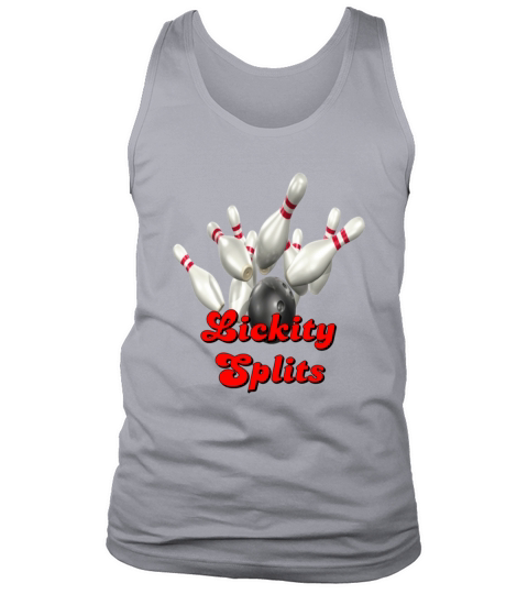 Brown Bowling Team Lickity Splits T-Shirts Tank Top Unisex