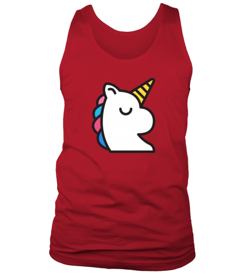 Colorful Rainbow Cute Funny Unicorn Rave Shirt Tank Top Unisex