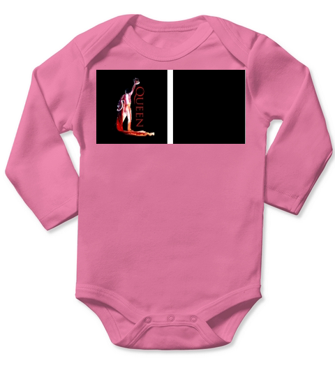 Queen Freddie Mercury Crowned shirt - Pillow Long Sleeve Baby One-Piece